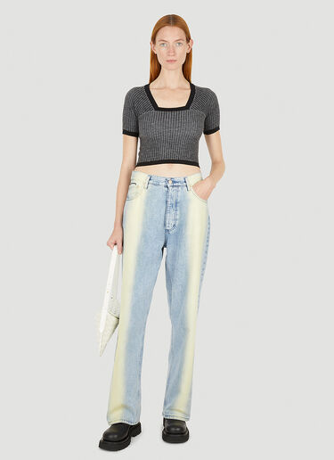 Eckhaus Latta Amoretto Knit Top Grey eck0251004