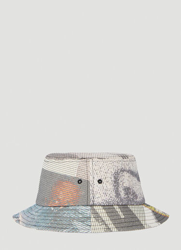 Children Of The Discordance ×Yagi Bandana Patch Bucket Hat Grey cod0154003