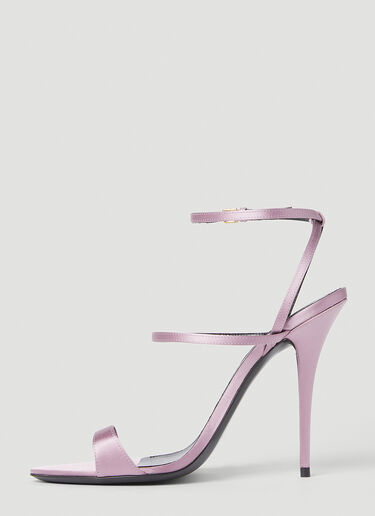 Saint Laurent Dive High Heel Sandals Pink sla0252029