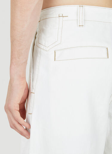 Jacquemus Le de Nimes Bicou 长裤 白色 jac0150018