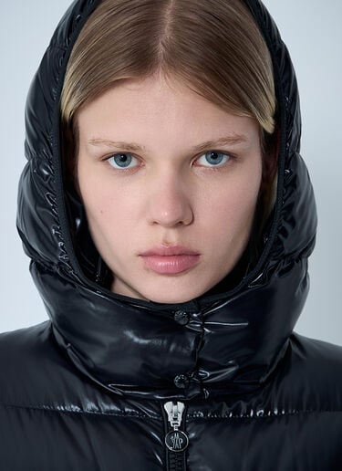 Moncler Courcelles Long Down Coat Black mon0261001