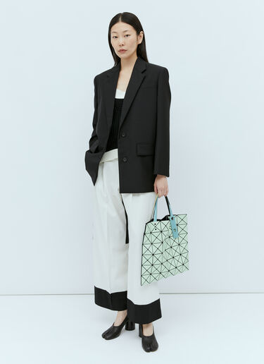 Bao Bao Issey Miyake Lucent Gloss Mix Tote Bag Green bao0254001