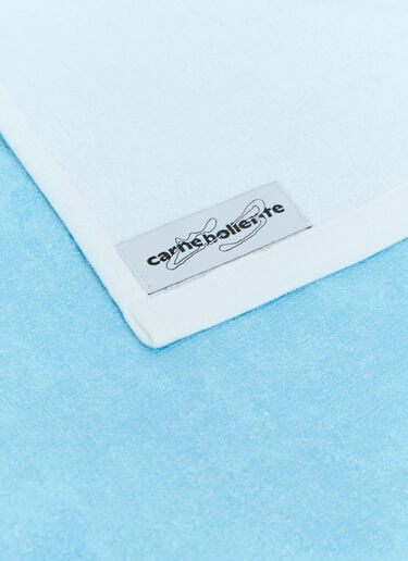 Carne Bollente Shower Power 毛巾  蓝色 cbn0356016