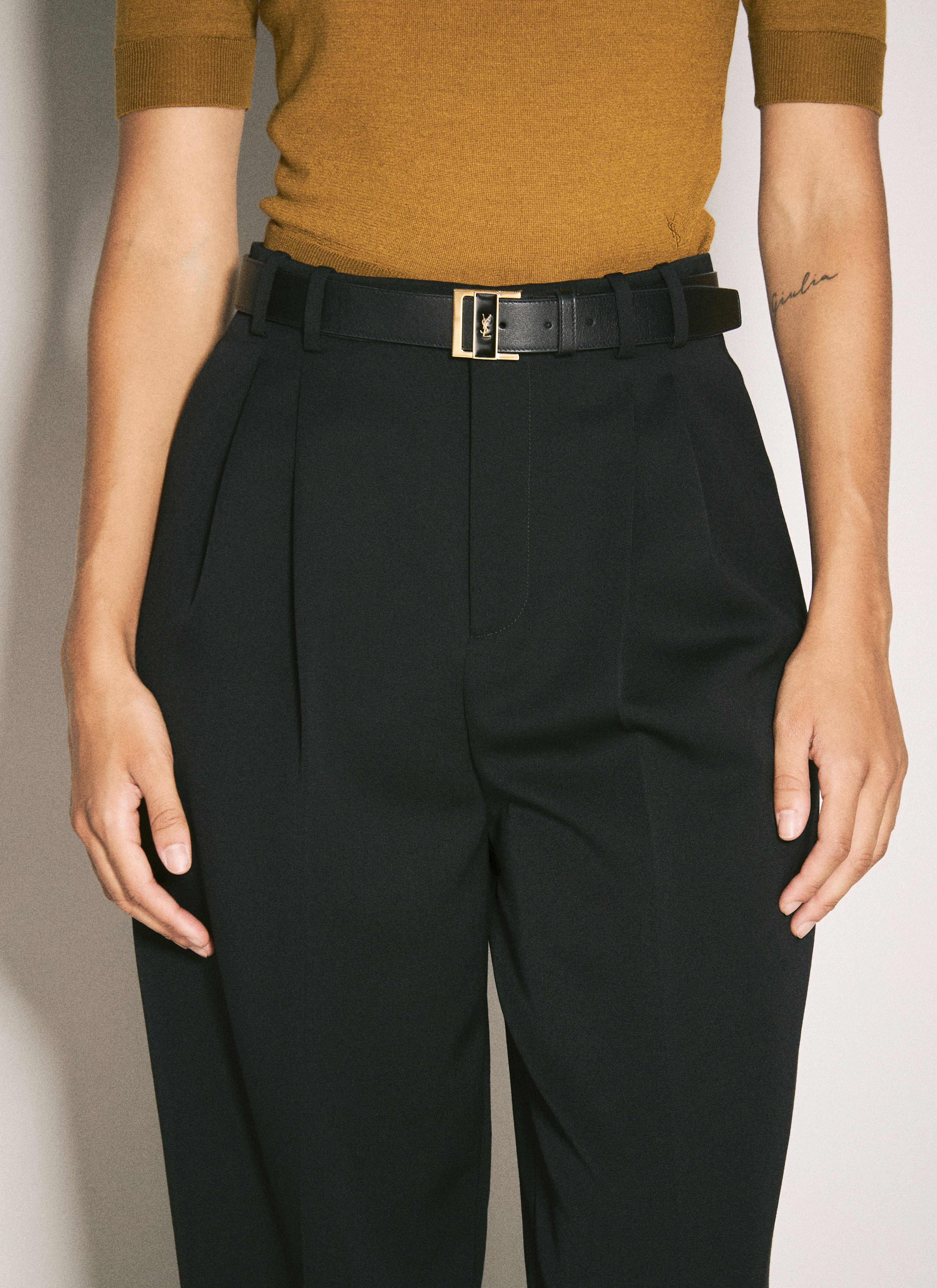 Women's saint laurent belt on sale