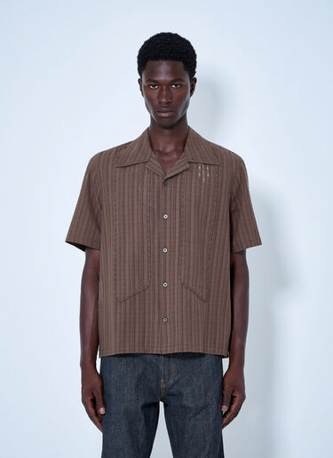 LN-CC® - ACMH: Cotton Shirt - Brown ACMH Cotton Shirt Brown acm0164013
