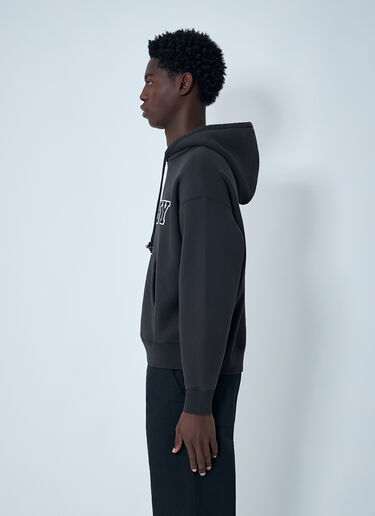 Logo Motif Hooded Sweatshirt Stüssy Logo Motif Hooded Sweatshirt Black sts0162013