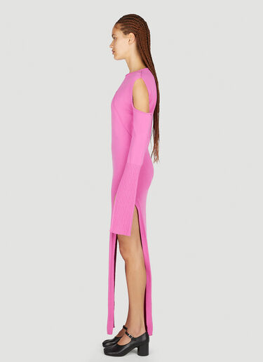 Rick Owens 镂空针织连衣裙 粉色 ric0251041