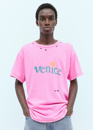 ERL Venice T-Shirt Silver erl0156010