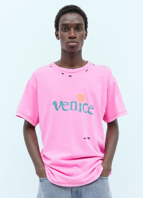 ERL Venice T-Shirt Blue erl0154020