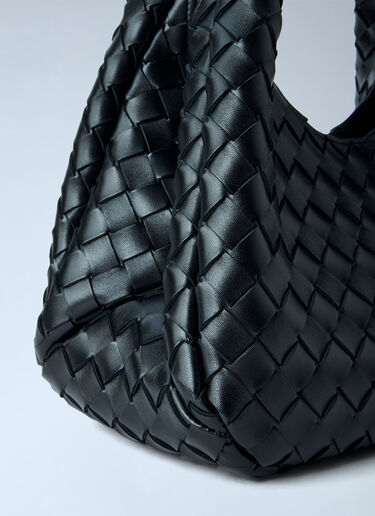 LN-CC® - Bottega Veneta: Campana Small Shoulder Bag - Black Bottega Veneta Campana Small Shoulder Bag Black bov0265029