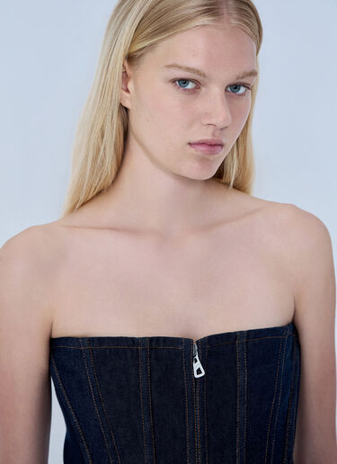 Jean Paul Gaultier Denim Corset Blue jpg0264005