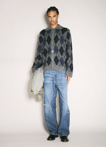 Our Legacy Evening Polo Sweater Grey our0358020