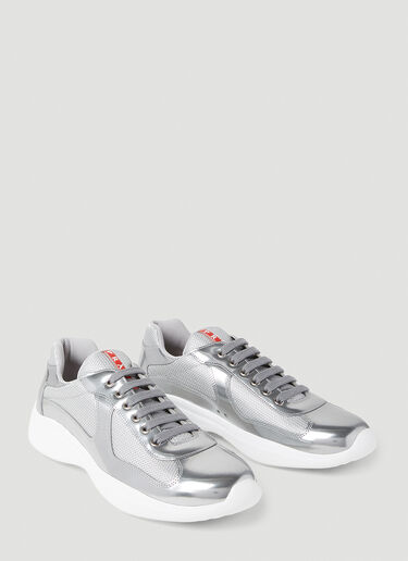 Prada America's Cup Sneakers Silver pra0153018
