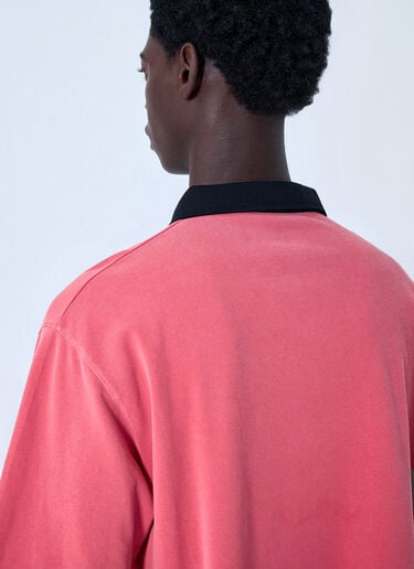 Martine Rose Logo Polo Shirt Pink mtr0164016