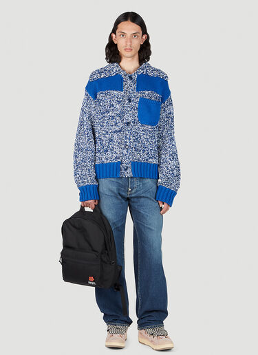 Kenzo 물리네 버튼 다운 카디건 블루 knz0152007