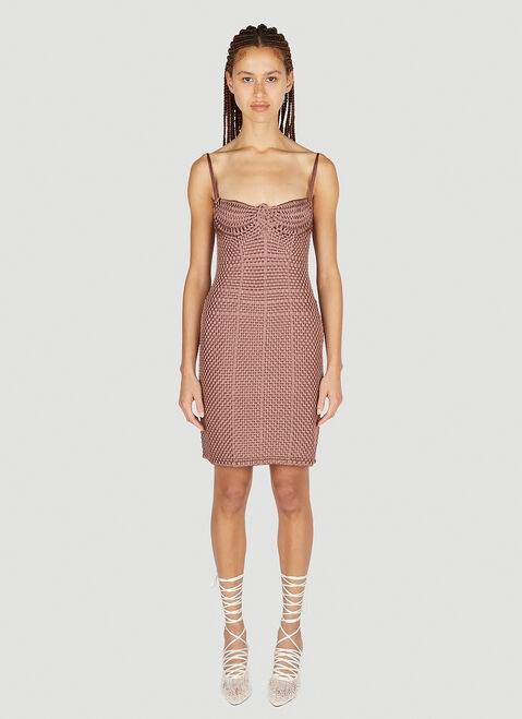 Isa Boulder Braided Dress Green isa0253005