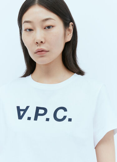 Logo Print T-Shirt A.P.C. Logo Print T-Shirt White apc0248009