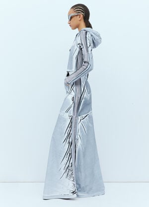 Diesel D-Aral Hooded Maxi Dress Denim dsl0254029