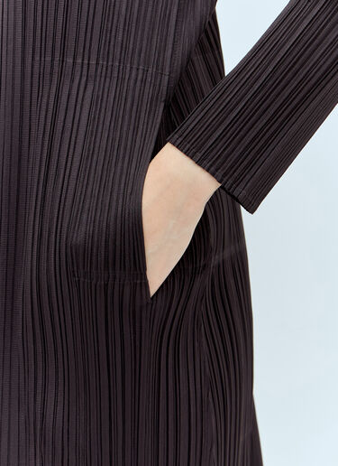 Pleats Please Issey Miyake Monthly Colors: April 长款开衫 黑色 plp0257006