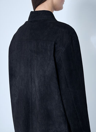 The Row Suede Theon Jacket Black row0260011
