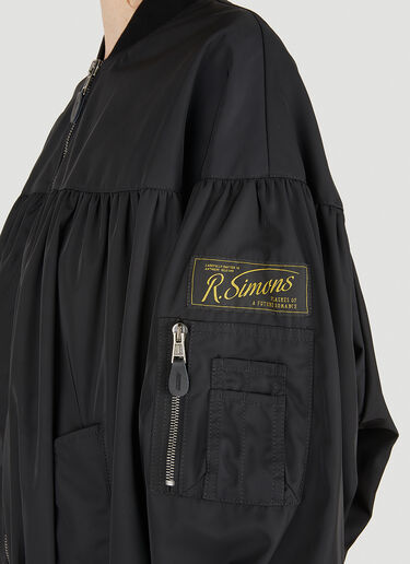 Raf Simons Gathered Bomber Jacket Black raf0248006