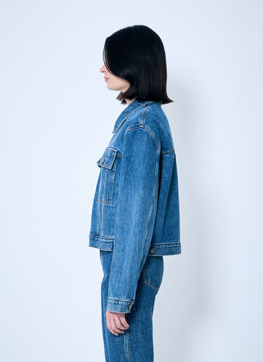 Khaite Saunder Denim Jacket Blue kha0259027