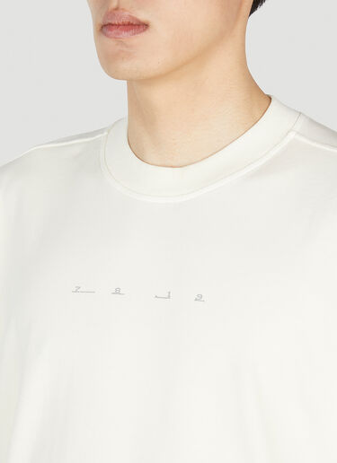 Stone Island Shadow Project FadedグラフィックプリントTシャツ クリーム shd0152001