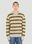 Marni x Veja Striped Crewneck Sweater Black mnv0350002