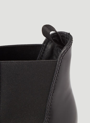Prada Monolith Leather Chelsea Boots Black pra0145020