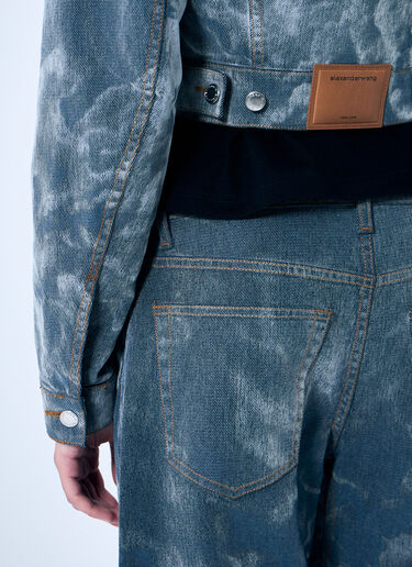 Alexander Wang Slim Trucker Jacket Grey awg0259026