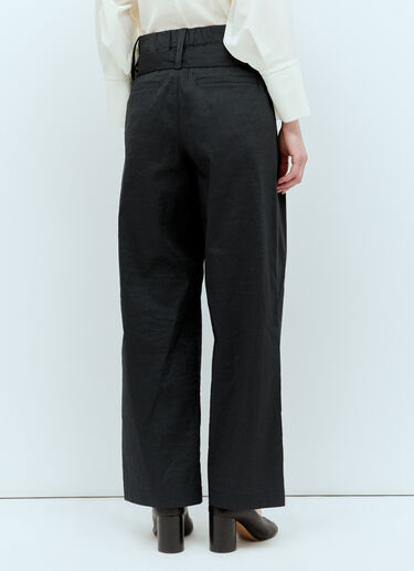 Issey Miyake Shaped Membrane Pants Black ism0256002