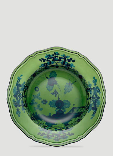 Ginori 1735 Set of Two Oriente Italiano Dessert Plate Green wps0670093