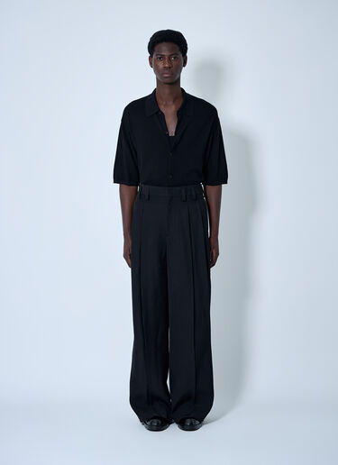 Jil Sander テーラードウールパンツ ブラック jil0160005