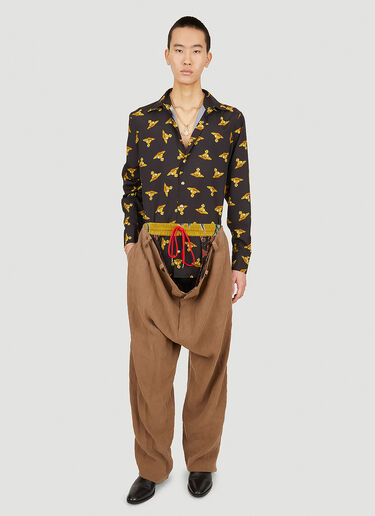 Vivienne Westwood Wreck 长裤 棕色 vvw0152011