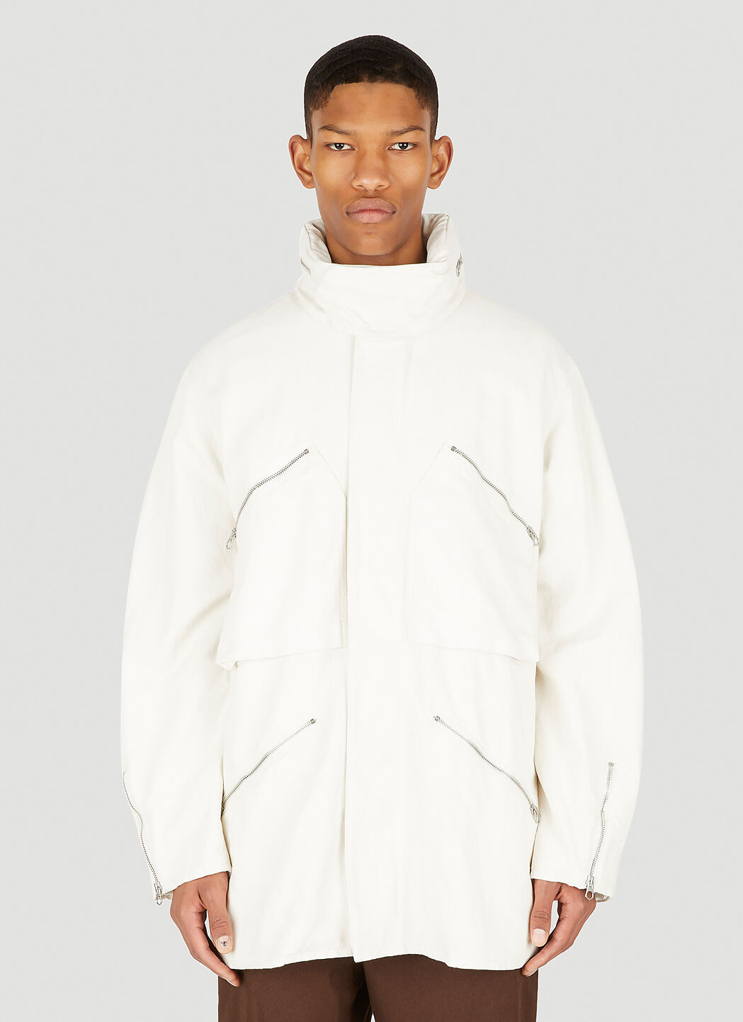 Jil sander white jacket clearance