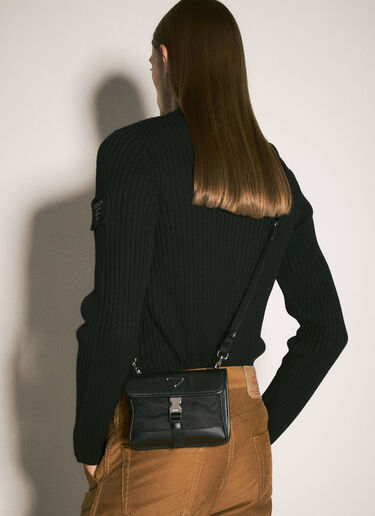 Prada Re-Nylon Phone Crossbody Bag Black pra0145046