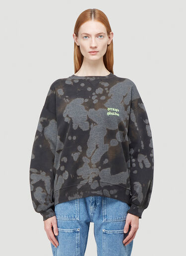 Stain Shade 10.10 Tie-Dye Russell Athletic Sweatshirt Black stn0310016