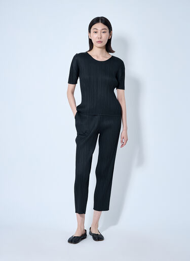 Pleats Please Issey Miyake 褶裥长裤  黑色 plp0260018