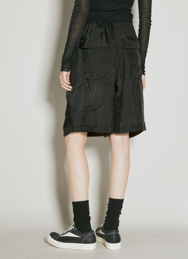 Rick Owens Lido 平角短裤  黑色 ric0255011