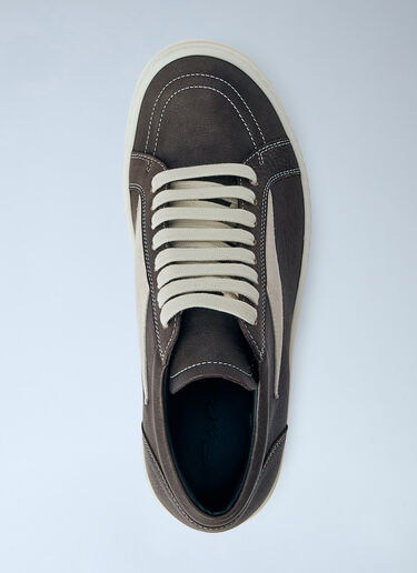 LN-CC® - Rick Owens: Vintage Sneakers - Dark Brown Rick Owens Vintage Sneakers Dark Brown ric0266017