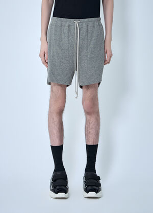 Rick Owens Elasticated Waist Jersey Shorts Grey ric0164010