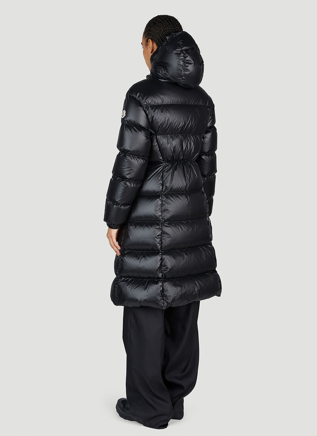 Moncler Women's' Selenga Long Down Coat in Black | LN-CC®