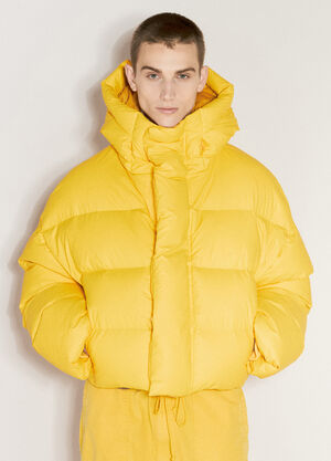 Entire Studios MML Hooded Puffer Jacket Yellow ent0156001