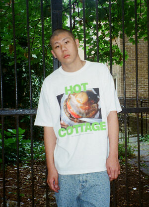 BEAMS BEAMS T x LN-CC T-Shirt With Artwork By Ed Davis White bms0158010
