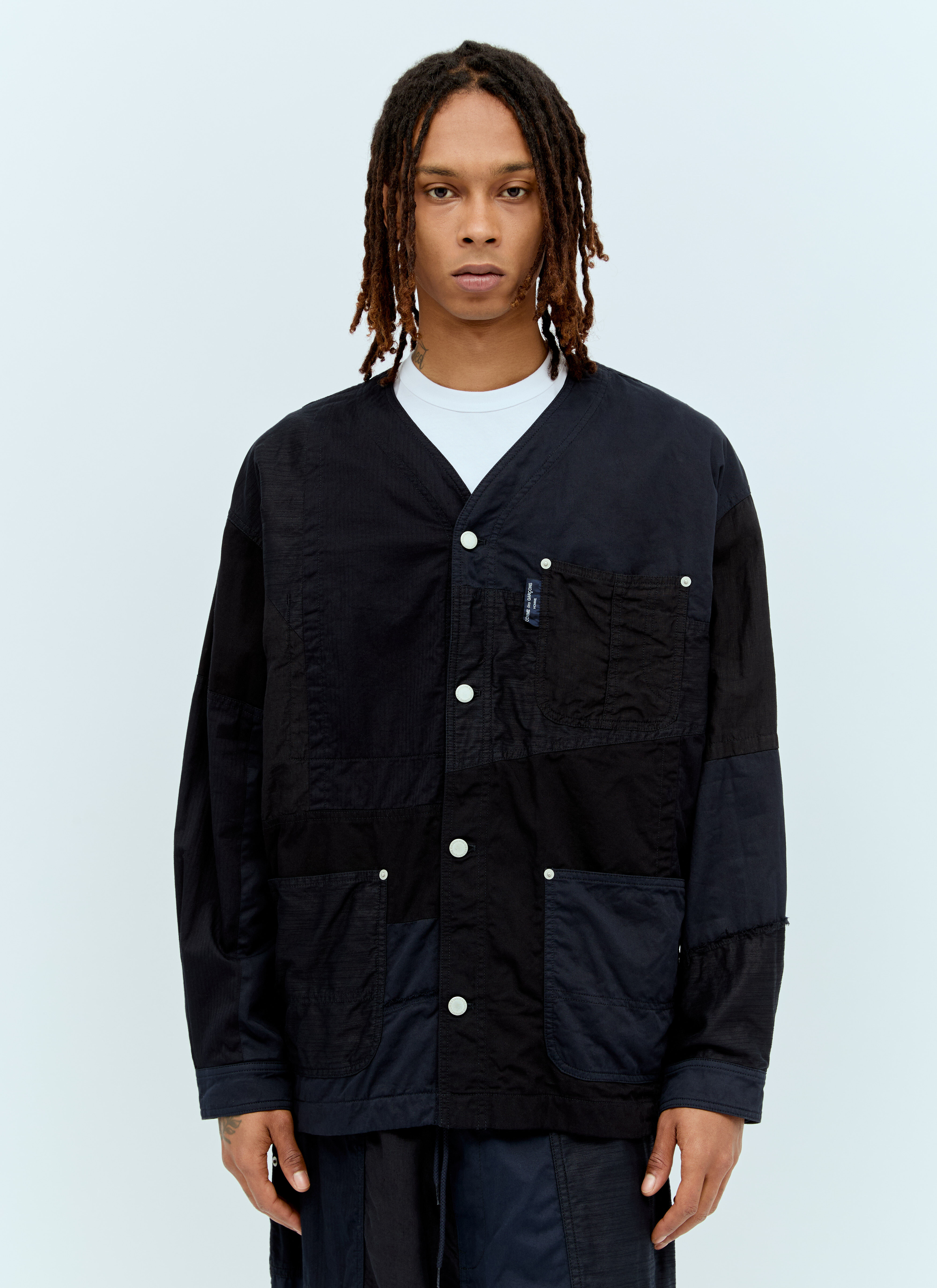 Rick Owens x Champion Panel Jacket Black roc0157002