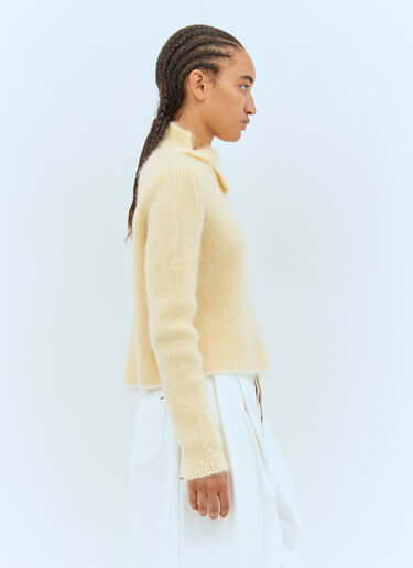 Le Pull Marina Sweater Jacquemus Le Pull Marina Sweater Yellow jac0258005