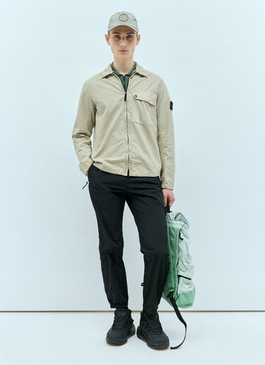 Stone Island Canvas Backpack Green sto0156123