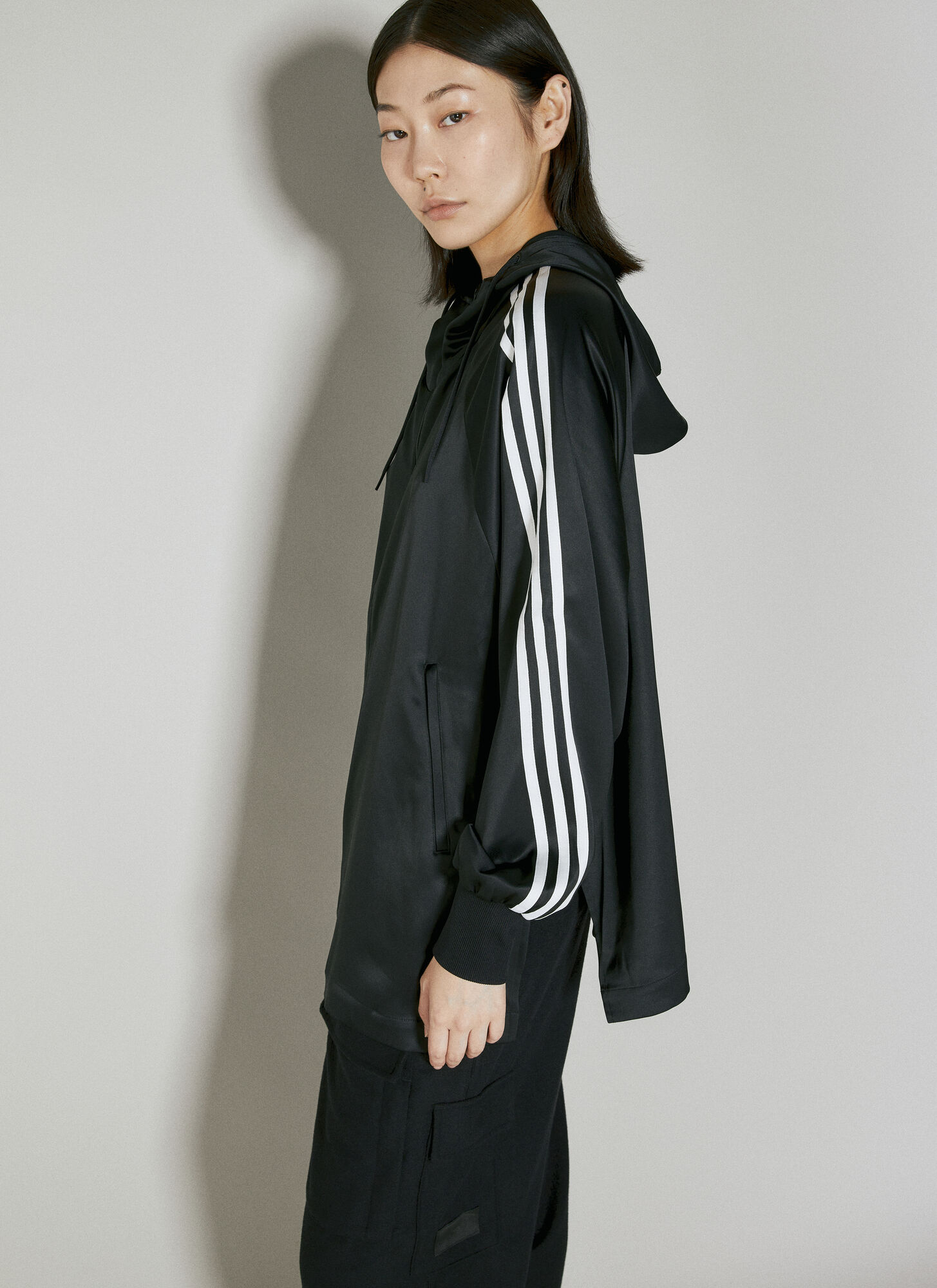 Y-3 3s Tch Slk Hood   Black