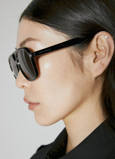 SL 602 Rim Sunglasses Saint Laurent SL 602 Rim Sunglasses Black yss0253004