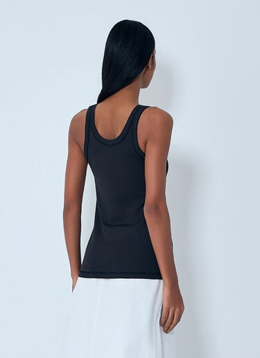Lemaire Rib Tank Top Black lem0264012